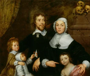 Retrato de una familia, probablemente la de Richard Streatfeild